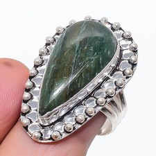 Labradorite Gemstone 925 Sterling Silver Jewelry Ring Size 9 Gift for Her a720