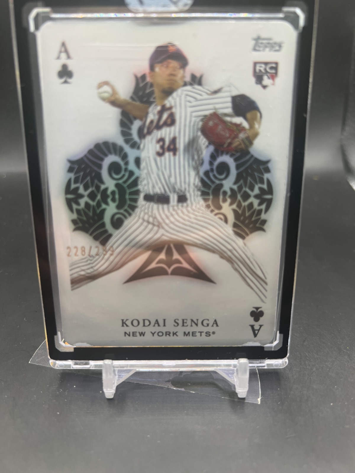 2023 Topps All Aces Kodai Senga RC Black 228/299 Just Pulled 4-24
