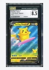 Pokemon CGC 8.5 Surfing Pikachu V Ultra Rare 2021 008/025 Celebrations English