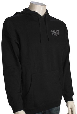 Salty Crew Brother Bruce Fleece Pullover Hoody - Black - New
