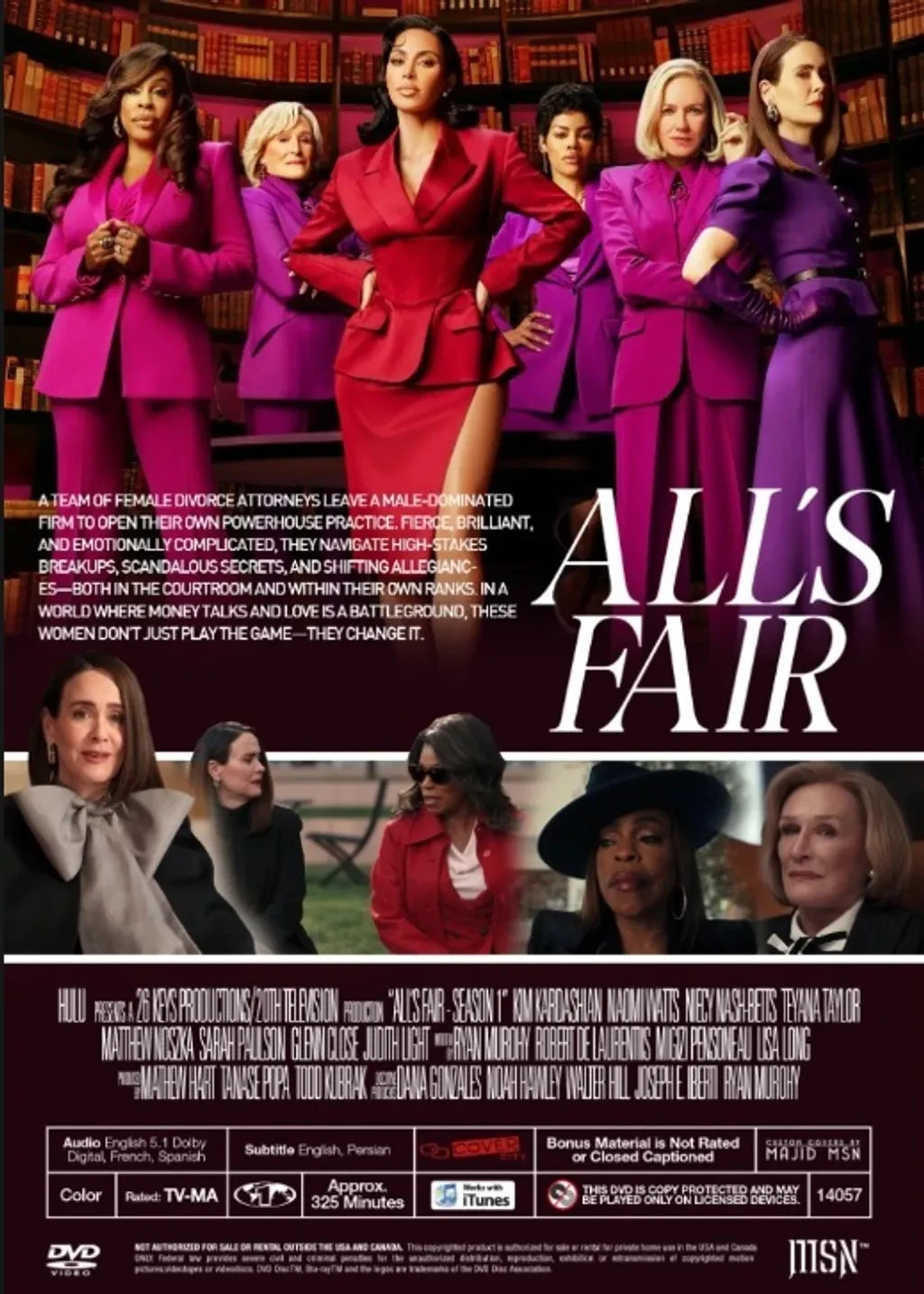 DVD All's Fair TV Series Season 1 2025  Full HD Audio English Sub All Region