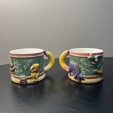 Disney Winnie The Pooh Embossed Ceramic Mugs