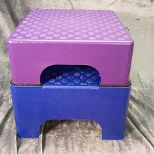 The Firm Fanny Lifter Steps, 2 Pc.  Step Set w/ 4 Rubber Feet, Core Exercise