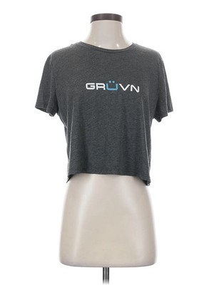 Unbranded Women Gray Active T-Shirt S