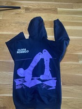 Olivia Rodrigo GUTS Unisex Black Full Zip Hoodie Graphic Print Long Sleeve S