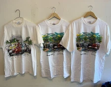 Vintage 2000s AUTOGRAPHED Randy Owens Formula One T-Shirt Lot L XL F1 