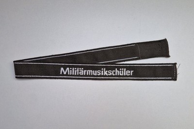 DDR NVA Ärmelband ''Militärmusikschüler'' 70/80er Jahre - MfS/Stasi/MdI/VP/KVP/DGP
