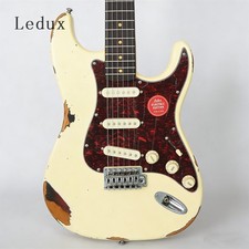 Vintage Relic ST Electric Guitar Alder Body Maple Neck SSS Pickups 6 Strings