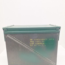 Ammo Can 30mm Empty U.S. Military, 17"L x 7.5" W x 14"D Airtight Storage Box