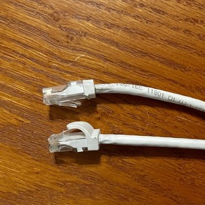 Cat 6 Ethernet Cable RJ45 - RJ45, White, 15FT