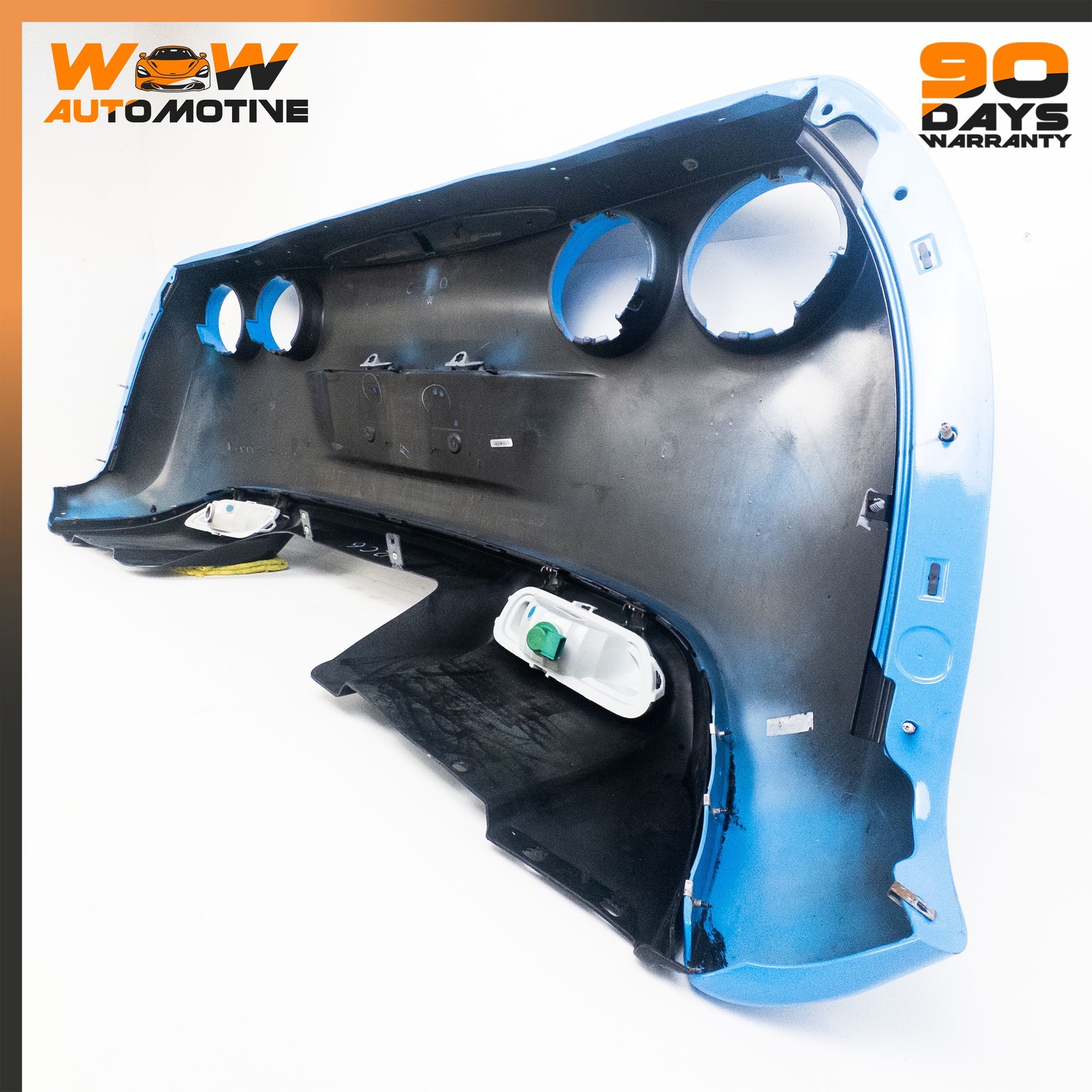 05-13 CHEVROLET CORVETTE C6 REAR BUMPER COVER ASSEMBLY BACK UP LAMP BLUE OEM