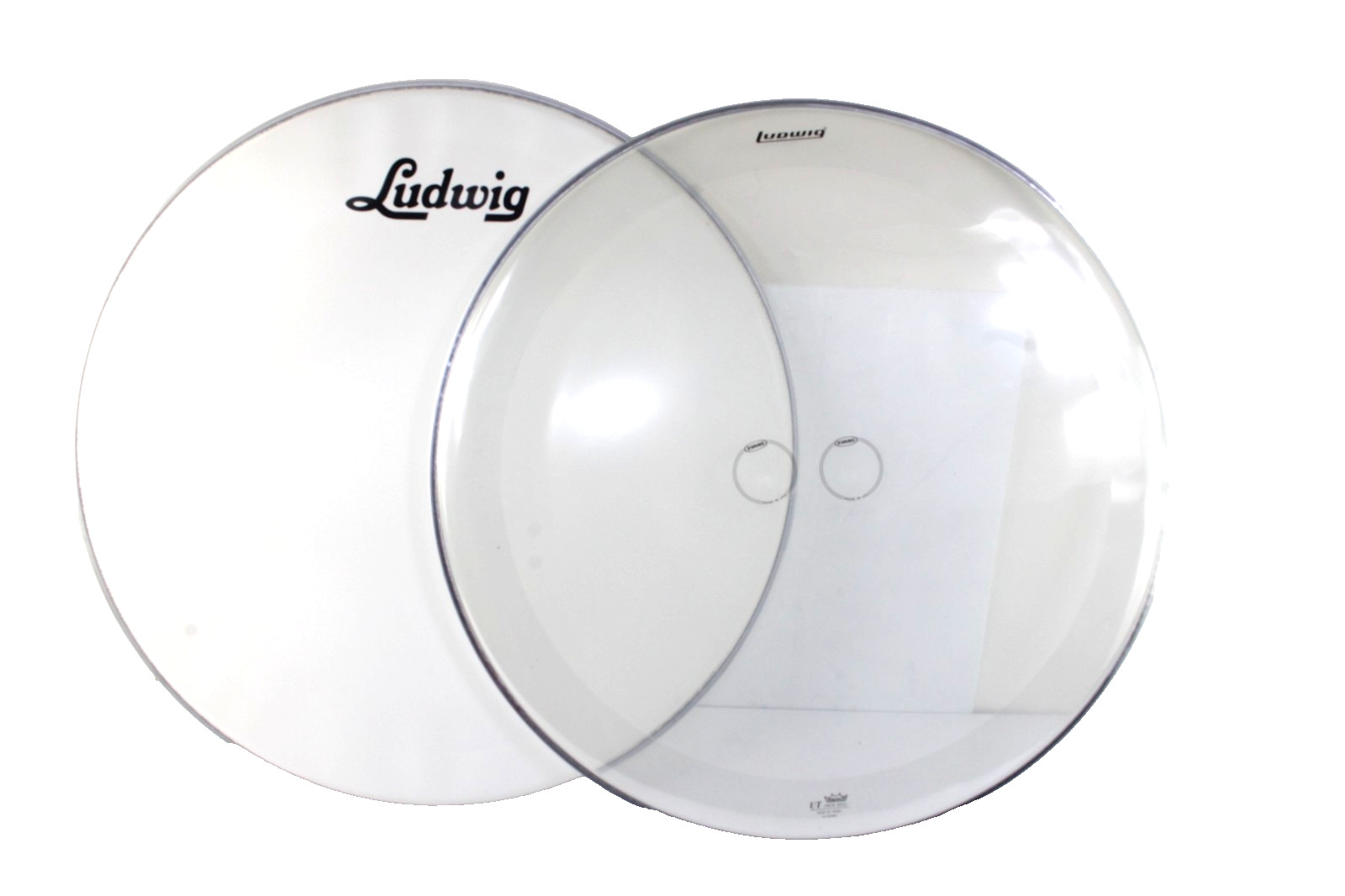 Ludwig/Remo 26" Bass Heads, Resonator & Beater , NEW  #R9821
