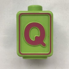 Vtech Alphabet Block - Sit to Stand Train Replacement Block Q / D