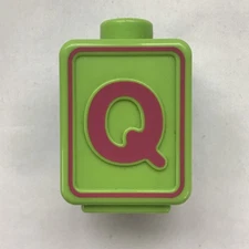 Vtech Alphabet Block - Sit to Stand Train Replacement Block Q / D