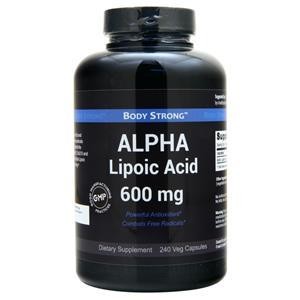 Альфа-липоевая кислота BodyStrong 600 мг 240 капсул 7390₽