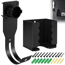 EV Charger Holder Wall Mount Kit J1772 Holster Dock Cable Bracket Organizer