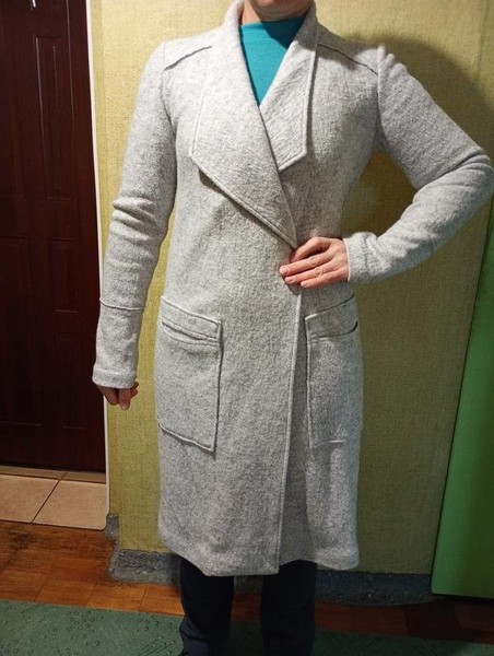 Women French Connection Sweater Grey Viscose 36 #8KN9