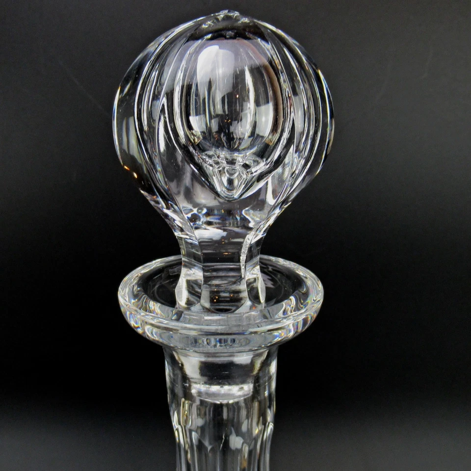 Wunderschöne Glas Karaffe Handgeschliffen Vintage Glass Carafe Decanter 36,5cm - Bild 3 von 4
