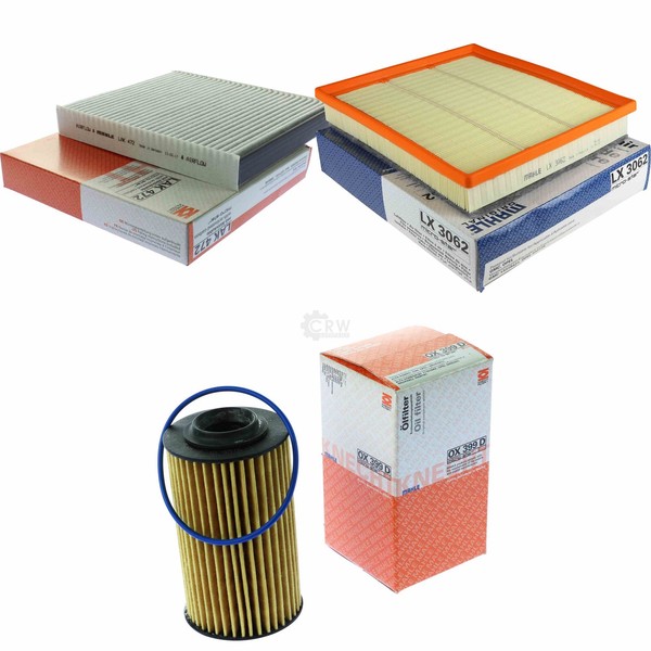Mahle / Knecht Innenraumfilter LAK 472 Luftfilter LX 3062 ÖLfilter OX 399D-image