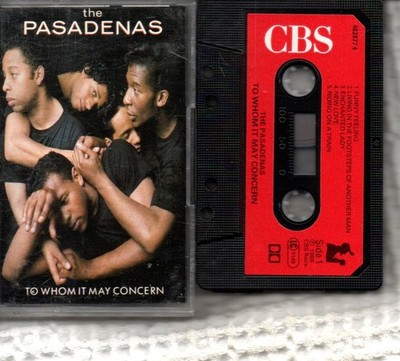 THE PASADENAS - To Whom It May Concern - Cassette Tape Album