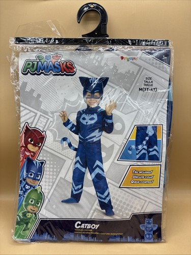 NEW Disguise Catboy Classic Toddler PJ Masks Costume - Medium 4t