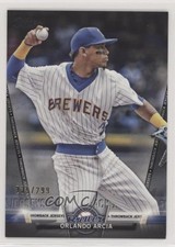 2018 Topps Salute Series 2 Throwback Jerseys Black /299 Orlando Arcia #S-19 6f8