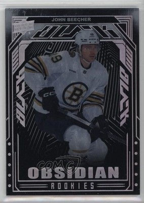 2023-24 SPx UD Black Obsidian Rookies 55/199 John Beecher #OR-28 RC jg3