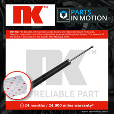 Image of 2x Shock Absorbers (Pair) fits TOYOTA YARIS 1.3 Rear 2005 on Damper NK Quality