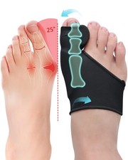 2Pcs Bunion Corrector Toe Spacers Separators, Pain Relief, Big Toe Straighteners