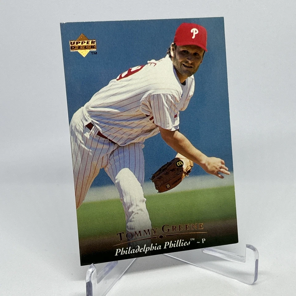 Tommy Greene 1995 Upper Deck #379 — Philadelphia Phillies EX - Image 3 of 4