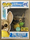 Funko Pop! Vinyl Stitch Tiki 472 Lilo & Stitch Hot Topic Exclusive Scented