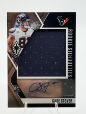 2024 Phoenix Cade Stover Rookie Silhouettes RC Jersey Auto #/299 Houston Texans
