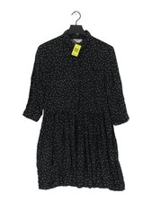 Hush Shirt Midi Dress UK8 in Black