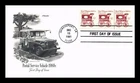DR JIM STAMPS US COVER MAIL WAGON TRANSPORTATION SERIES FDC ARTMASTER