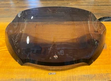 Klock Werks 12" Dark Smoke Pro Touring Flare Windshield 15-23 Harley Road Glide