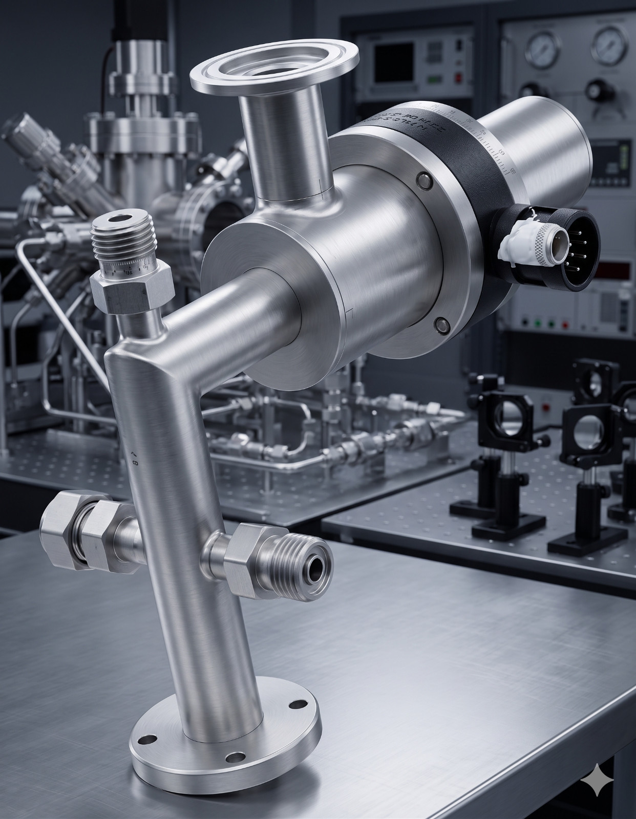 CTI CRYOGENICS | PURGE-PORT-NOS | HIGH VACUUM HUB | 304SS | KF25-VCO | CONFLAT
