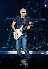 Joe Satriani during the Black Swans and Wormhole Wizards Tour at T- Old Photo 27