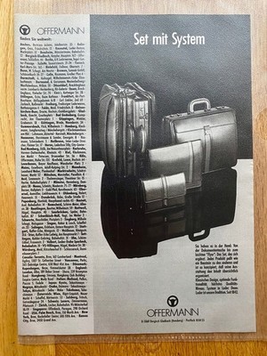 Offermann Taschen Bergisch Gladbach Bensberg 1987 Vintage Ad Werbung Reklame