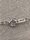 Open Heart Necklace in Sterling Silver 925 Mexico Hallmark — photo 4