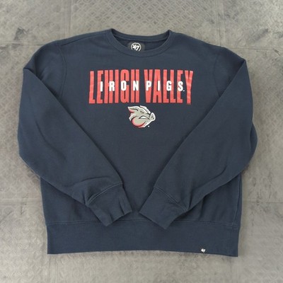 Lehigh Valley IronPigs Sweatshirt Crewneck 47 Brand Blue Long Sleeve Men XL MiLB