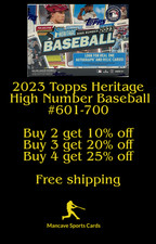 2023 Topps Heritage High #601-#700 Complete Your Set