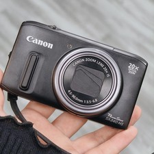 Canon PowerShot SX240 HS 12.1MP Digital Camera 20x Optical Zoom Black - Tested