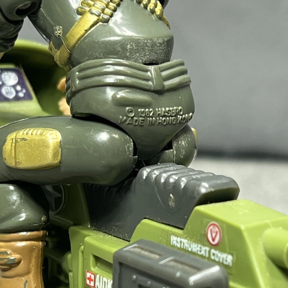 Motocicleta Hasbro GI Joe RAM de colección 1982 con soporte y brazo recto Rock n Roll Foto 2 de 4