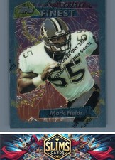 1995 Finest New Orleans Saints Mark Fields #177 Rookie