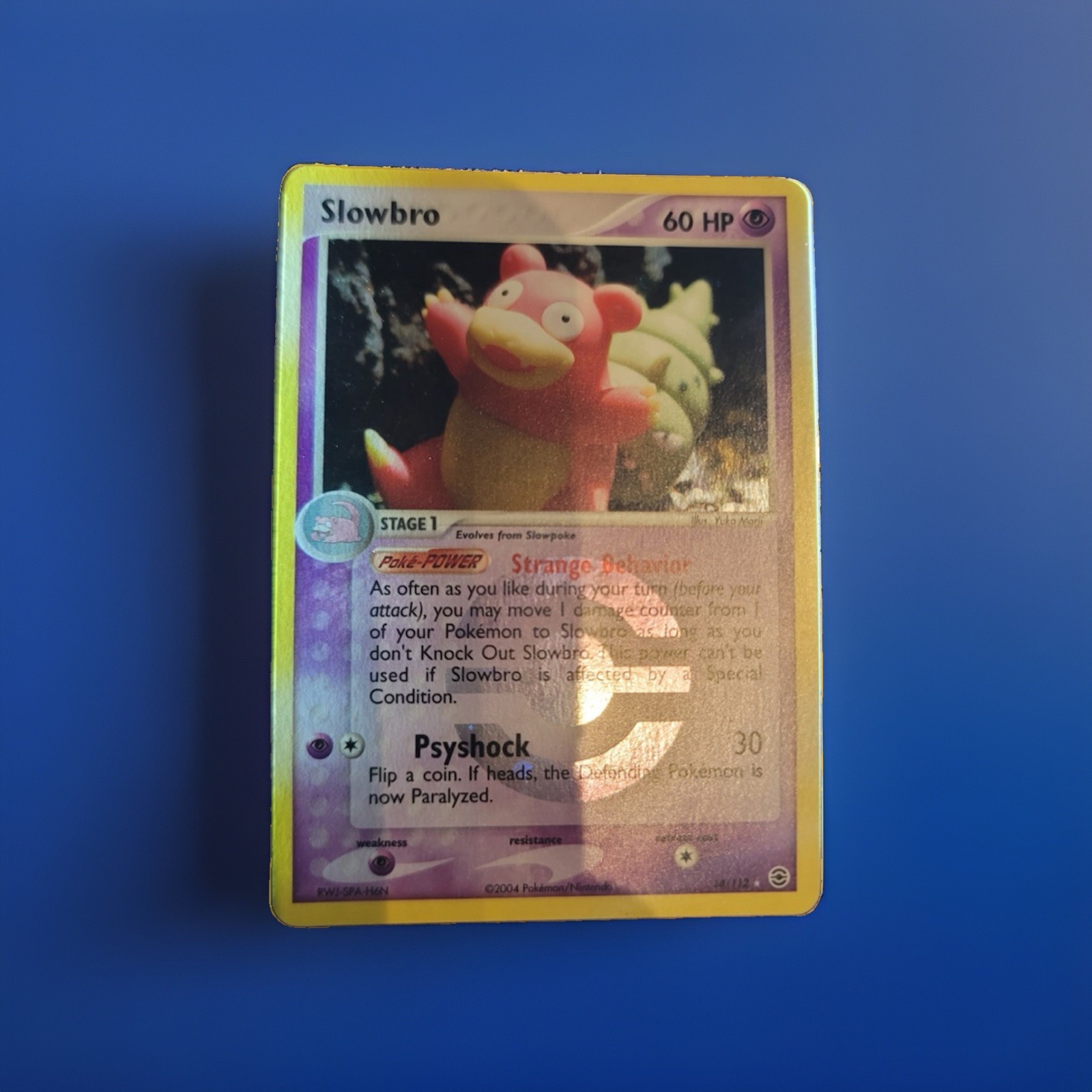 Pokémon! “Slowbro” | 14/112 | Reverse Holo | EX FireRed LeafGreen NM