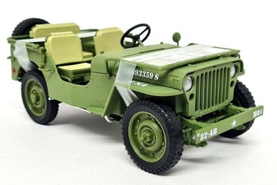 AD 1/18 - Jeep Willy's Military Vehicle US Army grün - Diecast Modellauto