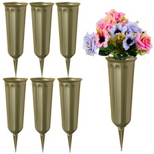 Memorial Floral Vases, Cemetery Vase, Headstones Flower Holder, Grave Cone Va...