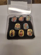 Vintage 1950howdy Doody Nabisco Flicker Rings Set Of 8