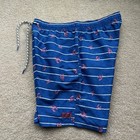 Izod Men’s Blue Striped Lobster Saltwater Swim Trunks w/ Mesh Lining - L - EUC — photo 5