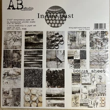 AB Studio-12x12 Double Side-8 Page/16 Design Scrapbook Pages-In The Past